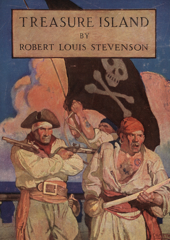 Treasure island book cover
